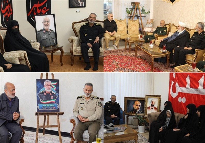 دیدار سرلشکر موسوی با خانواده فرماندهان شهید جنگ تحمیلی ۱۲روزه 